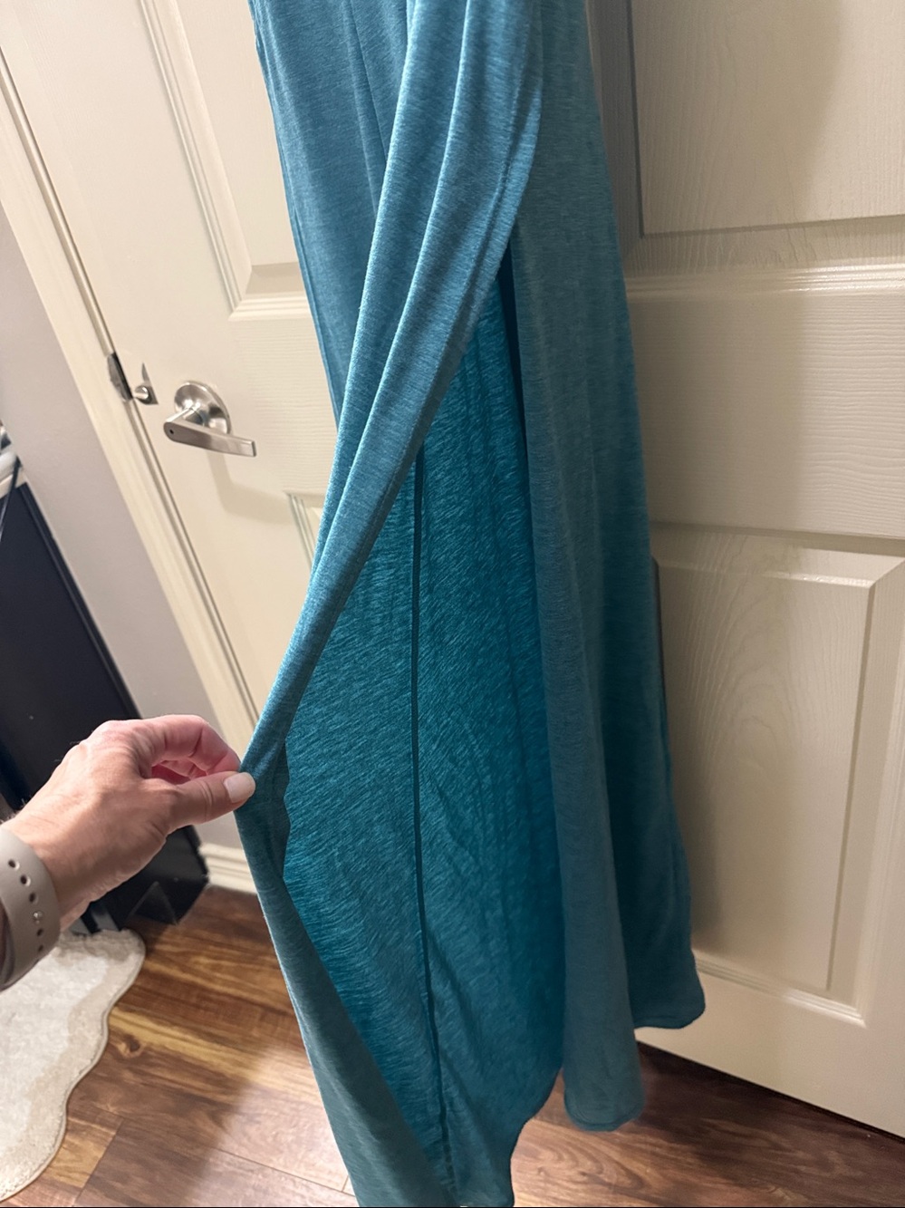HALARA Teal Sleeveless Maxi Dress - Picture 3 of 4